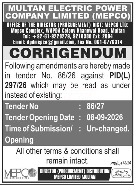 Tender Document