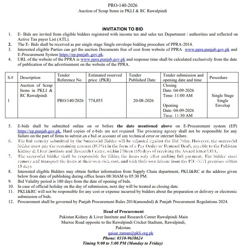 Tender Document