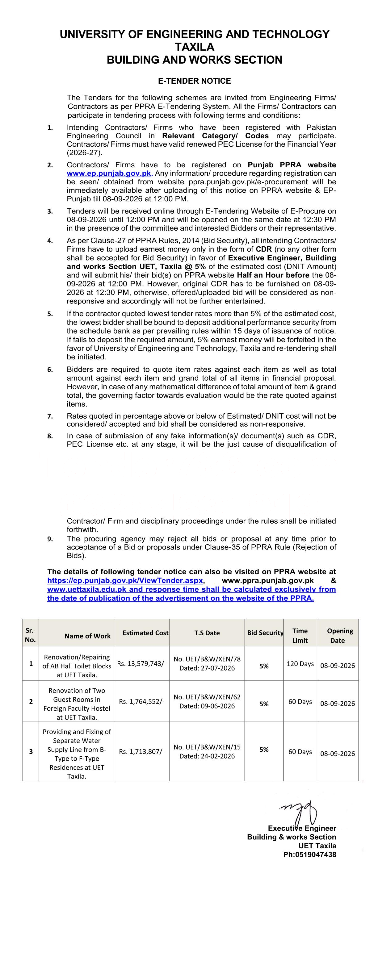 Tender Document