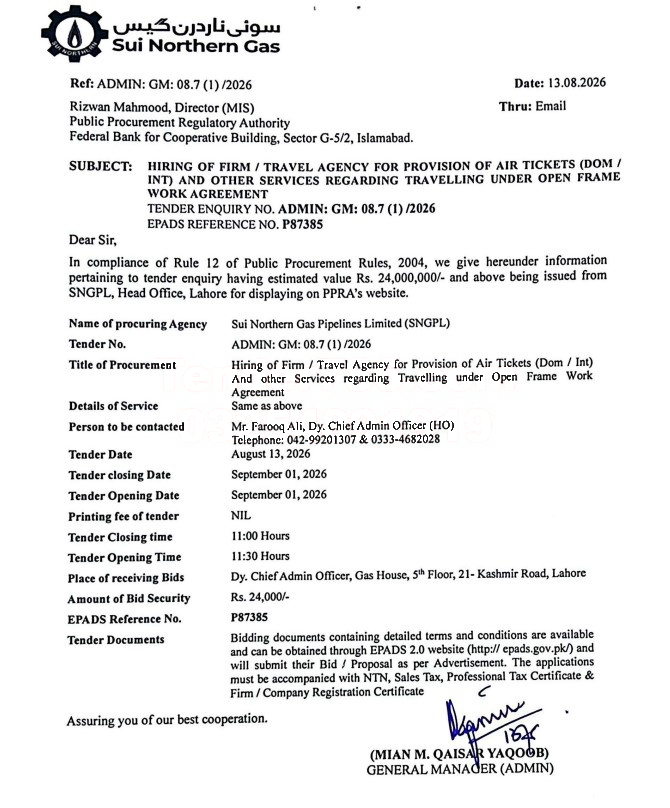 Tender Document