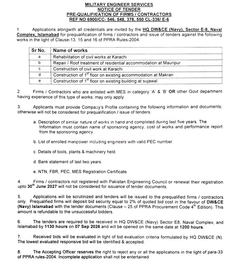 Tender Document
