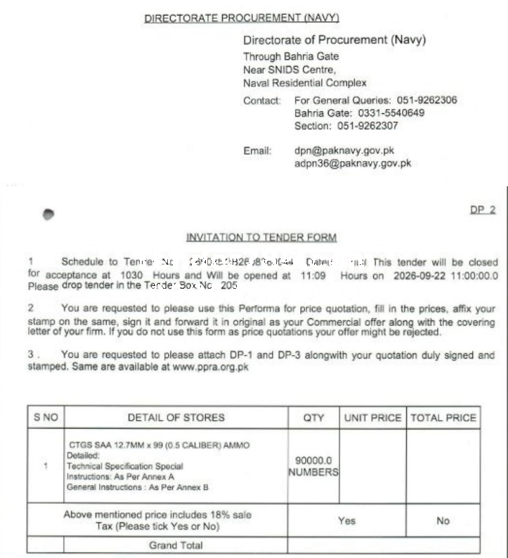 Tender Document