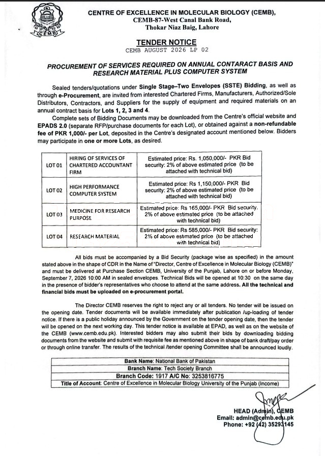 Tender Document