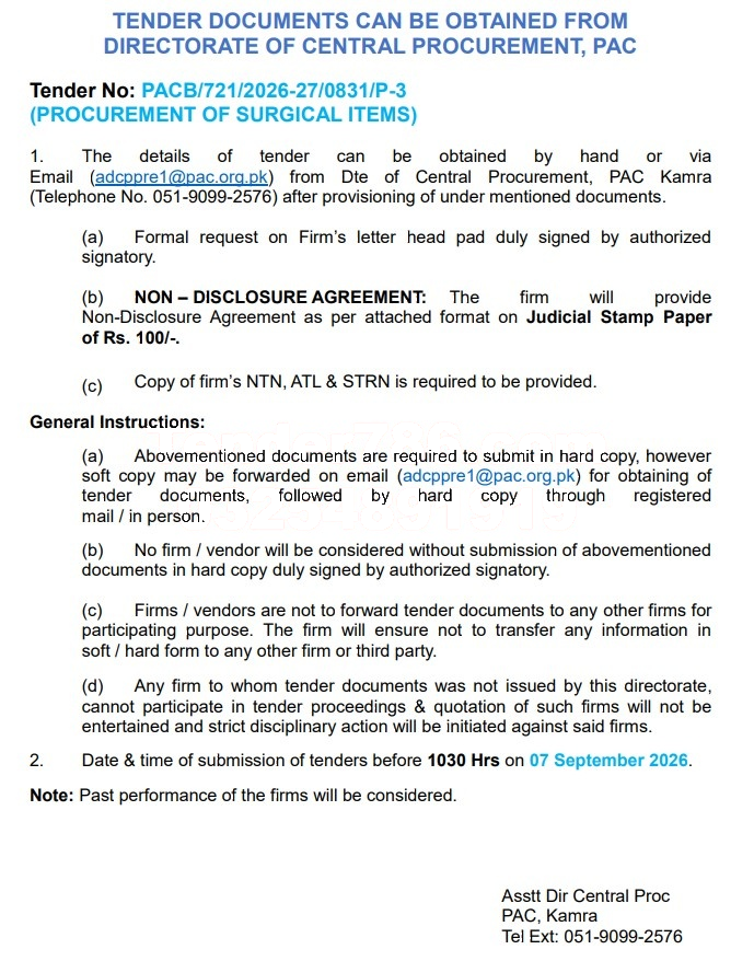 Tender Document
