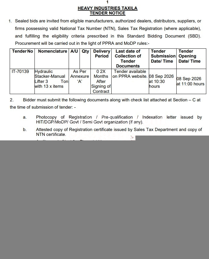 Tender Document