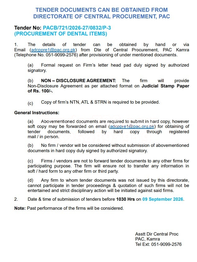 Tender Document