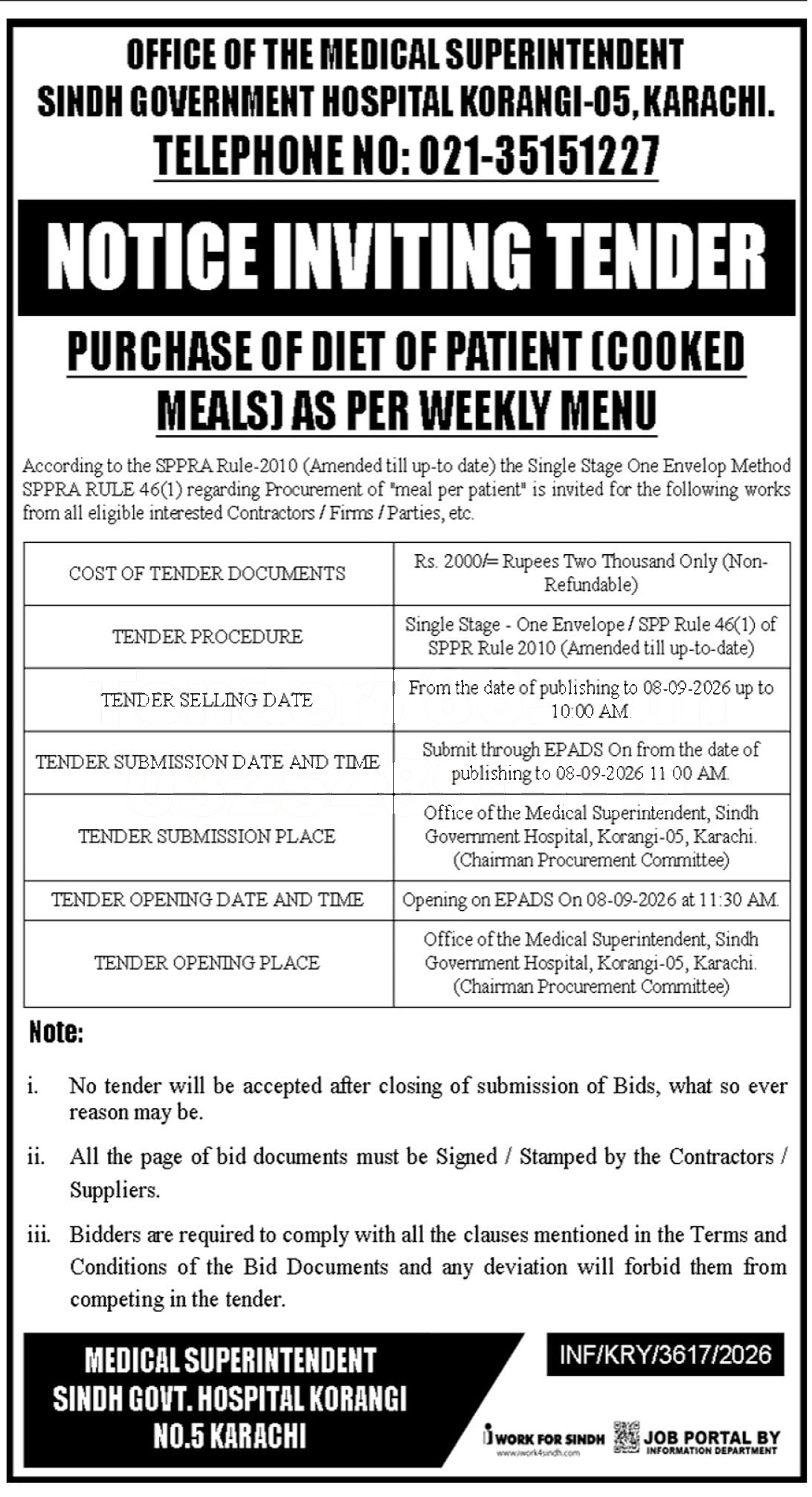 Tender Document