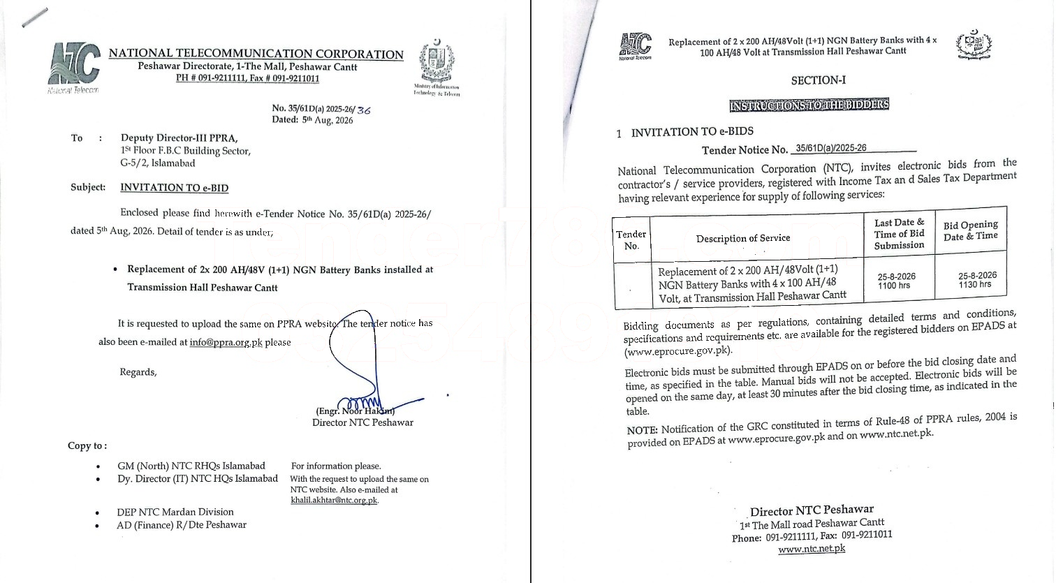 Tender Document