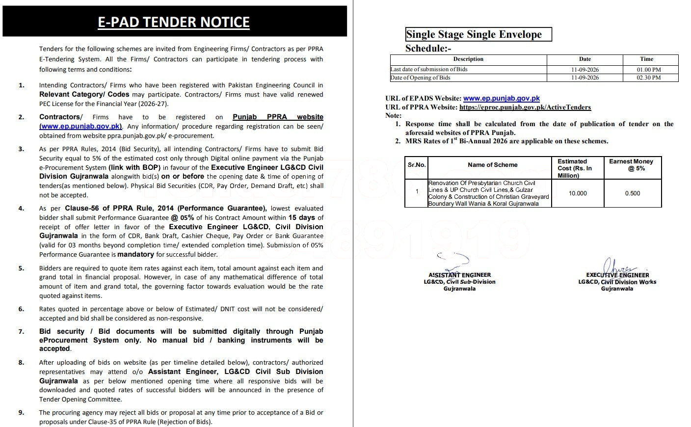 Tender Document