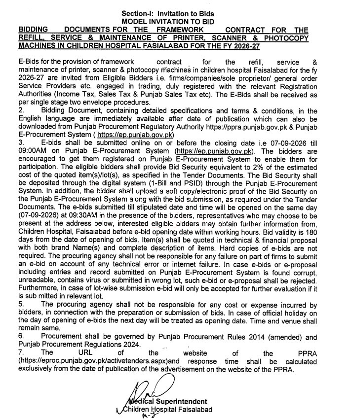 Tender Document