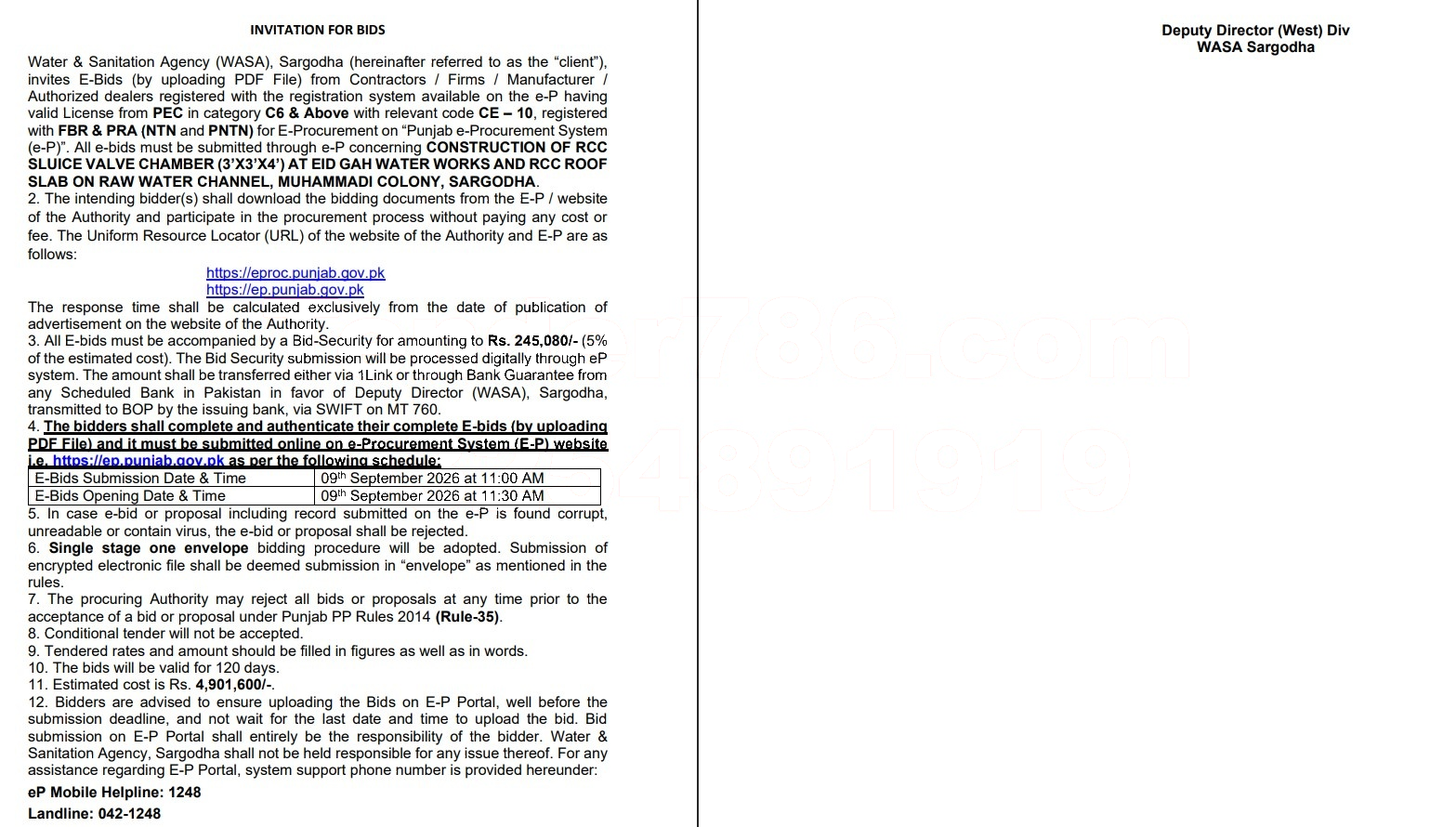 Tender Document