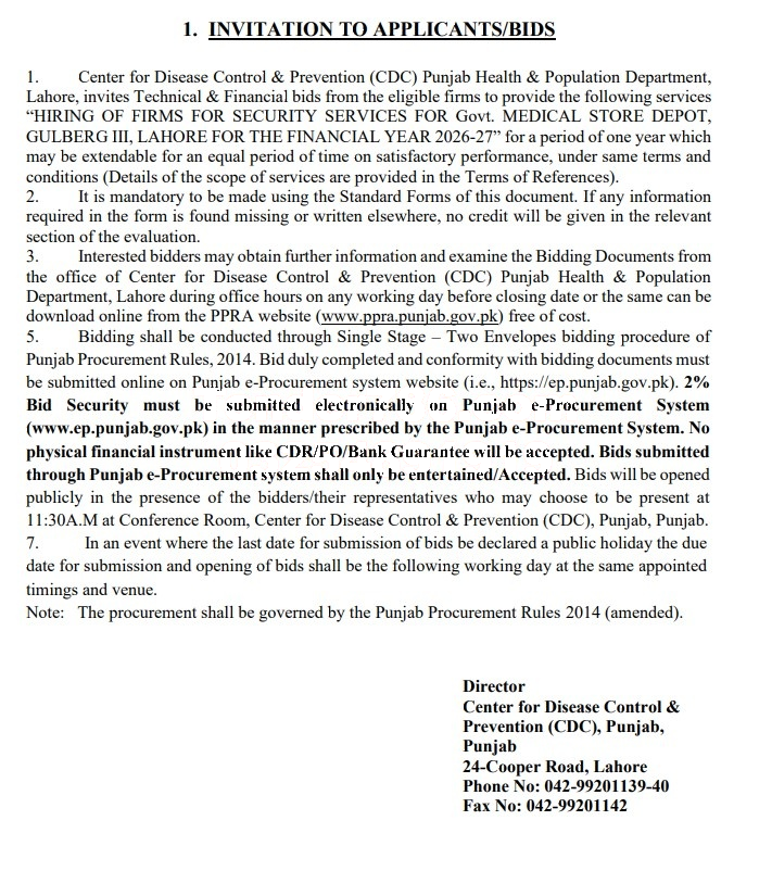 Tender Document