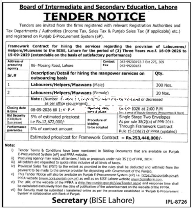Tender Document