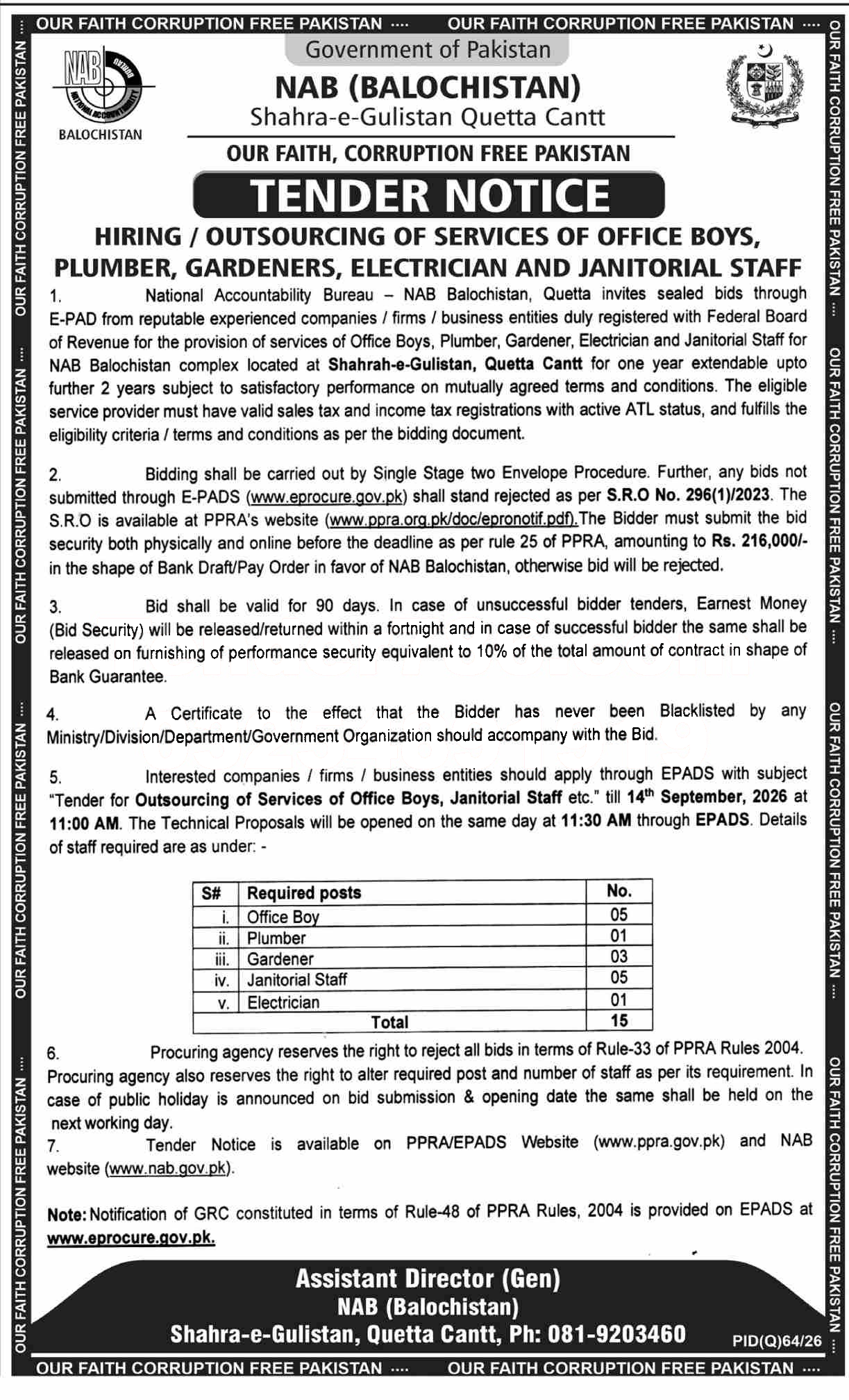 Tender Document