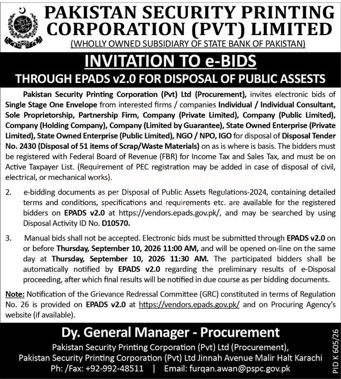Tender Document
