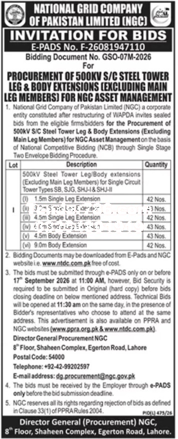 Tender Document