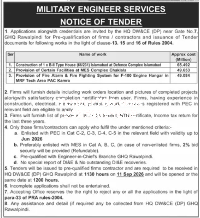 Tender Document