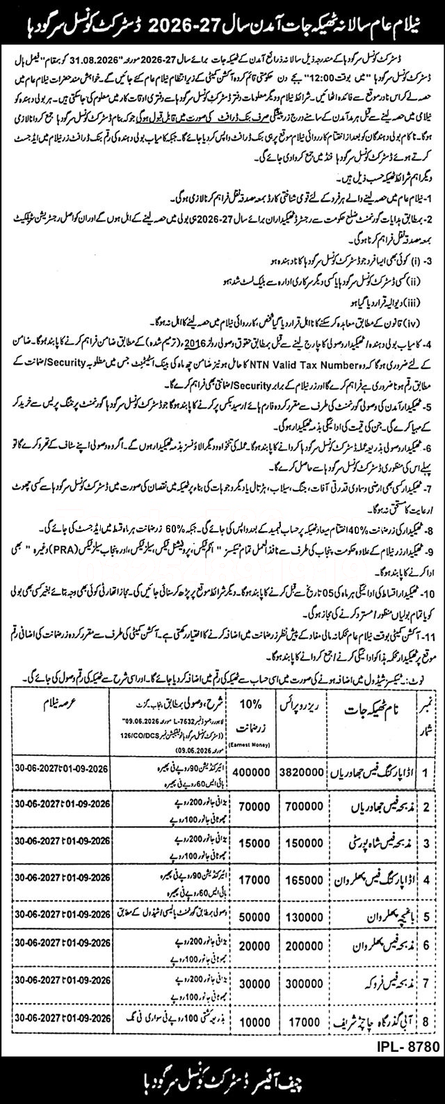 Tender Document