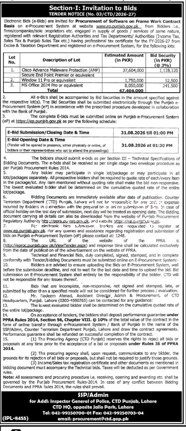 Tender Document