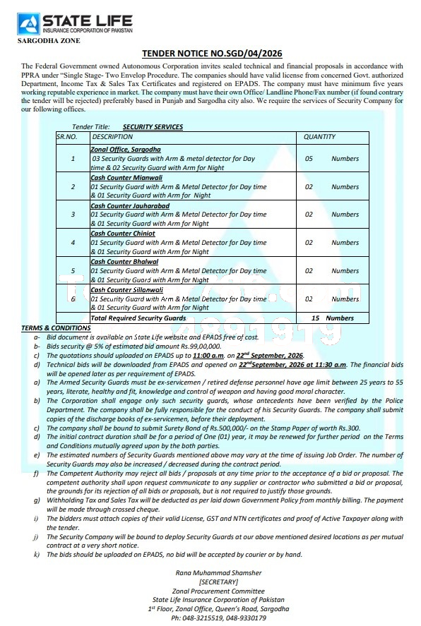 Tender Document