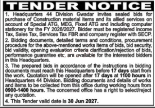 Tender Document