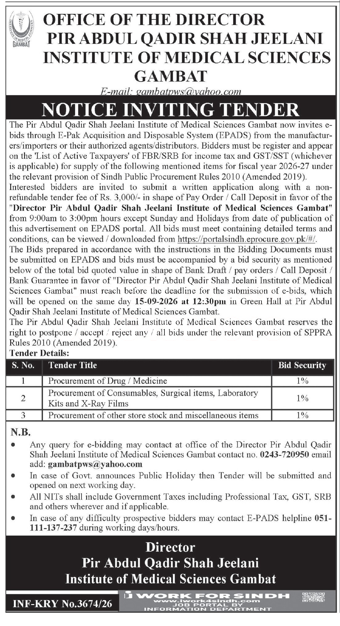 Tender Document