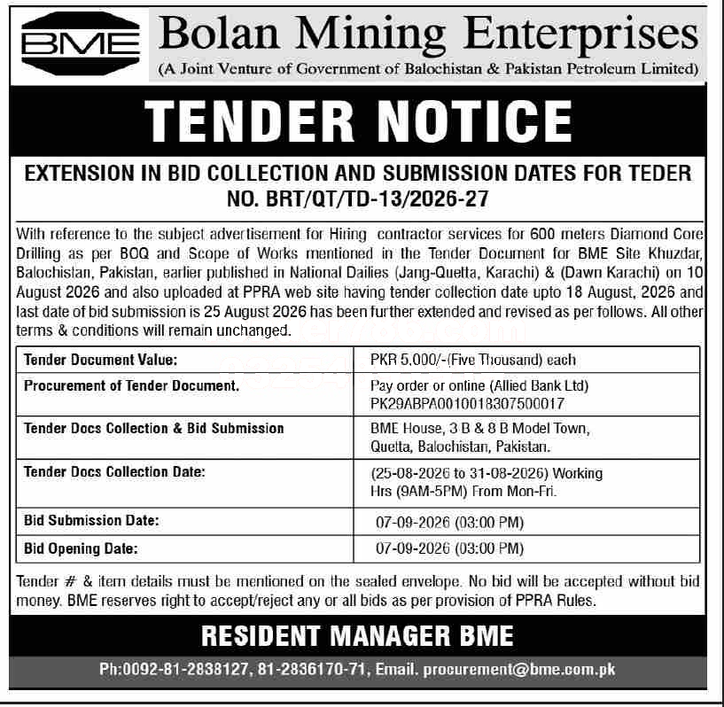 Tender Document