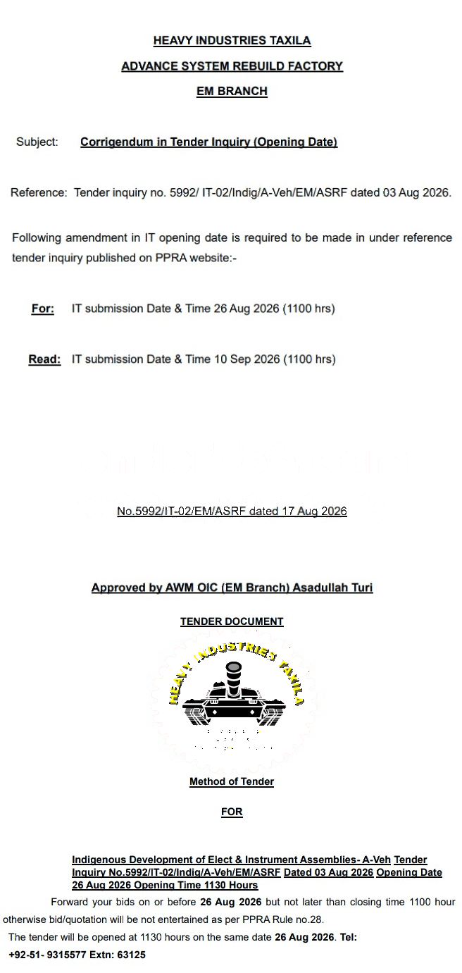 Tender Document
