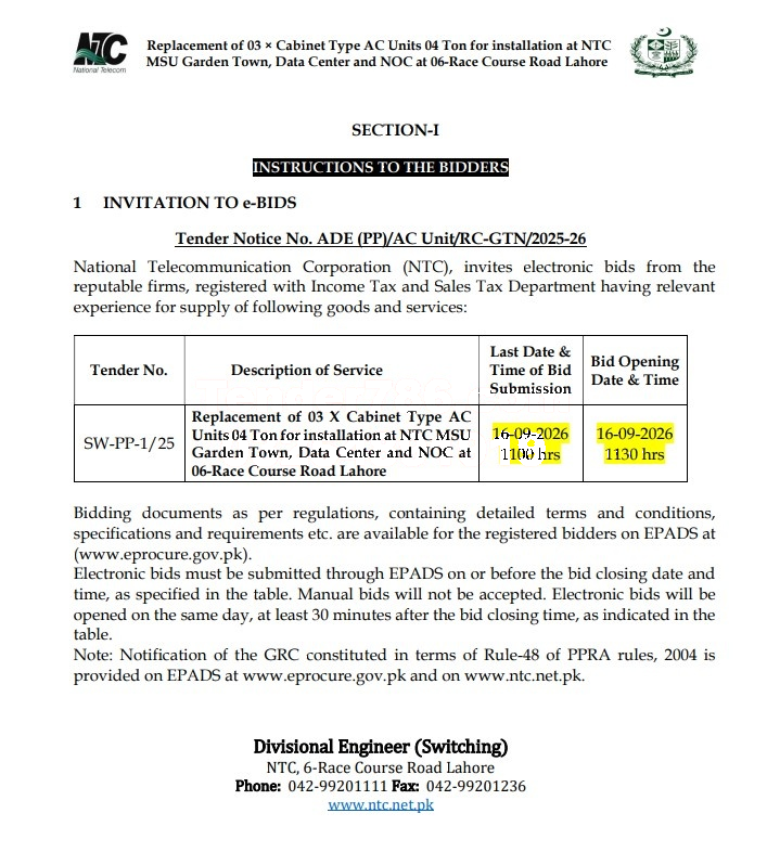 Tender Document