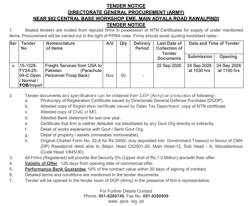 Tender Document