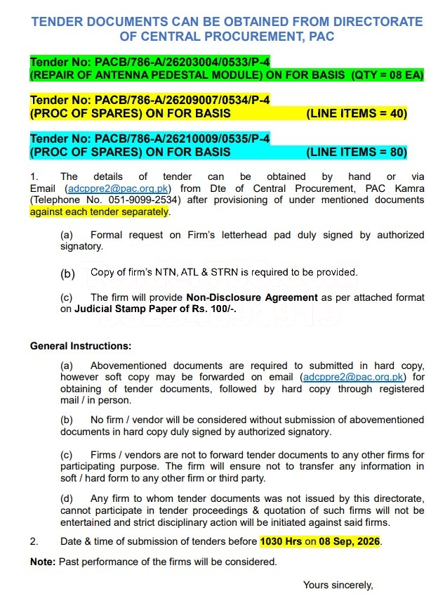Tender Document