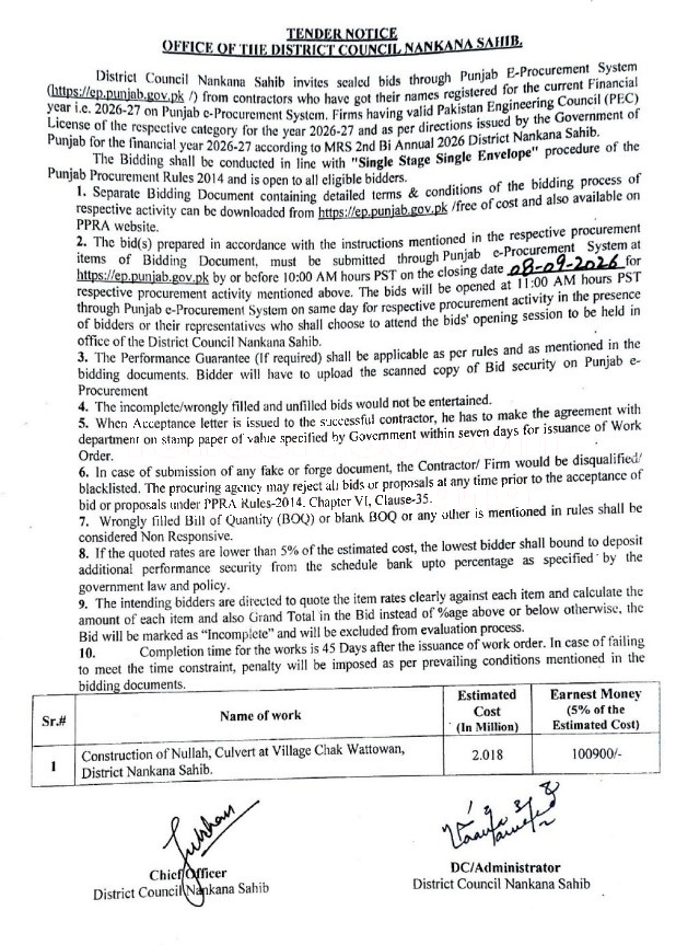 Tender Document