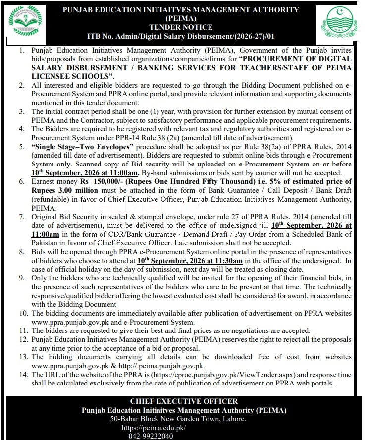 Tender Document