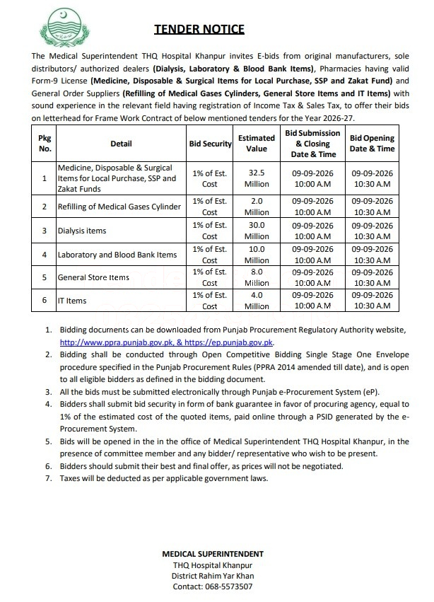 Tender Document