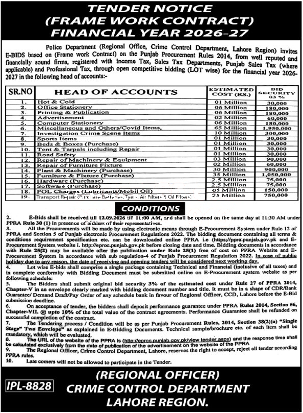 Tender Document