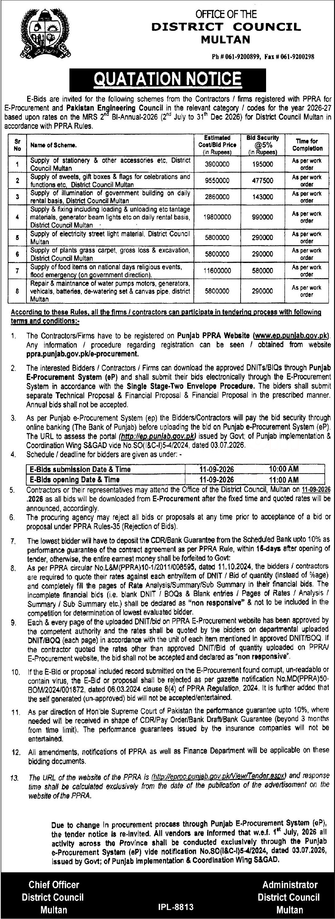 Tender Document