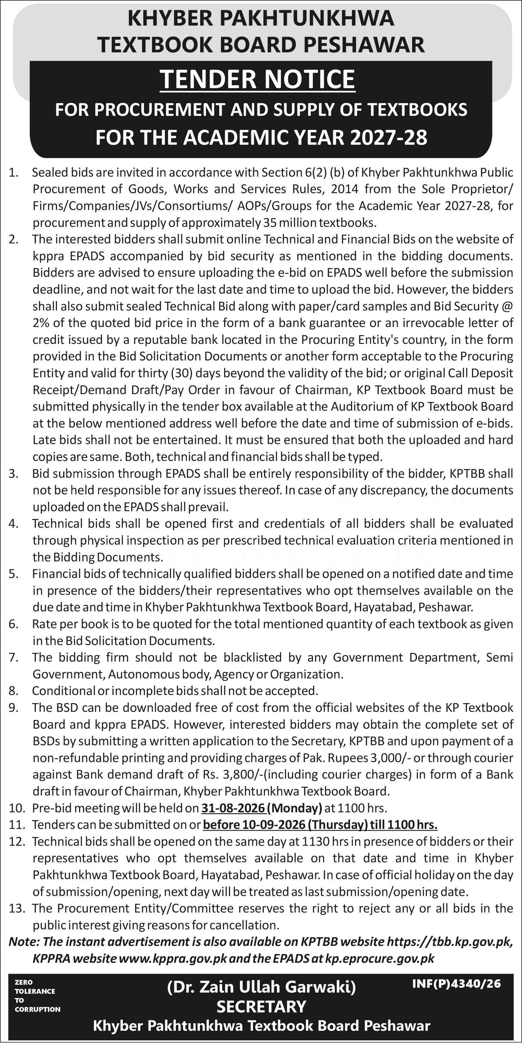 Tender Document