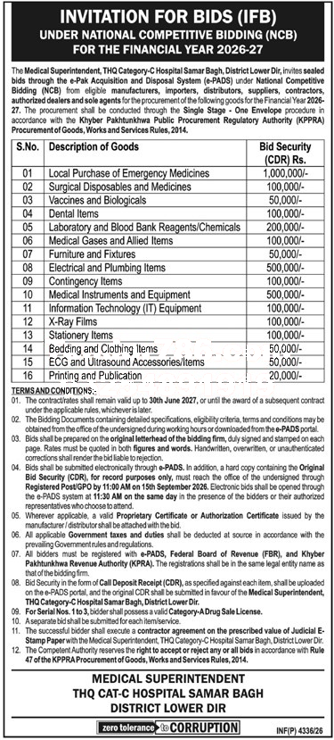 Tender Document