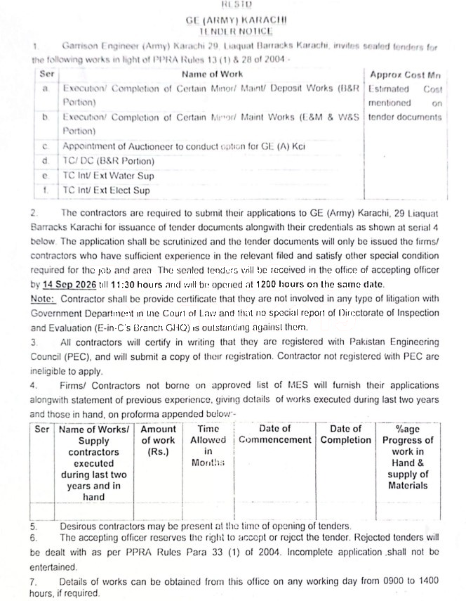 Tender Document