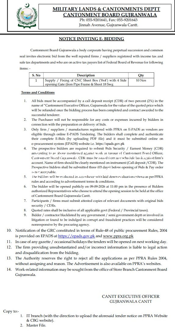 Tender Document