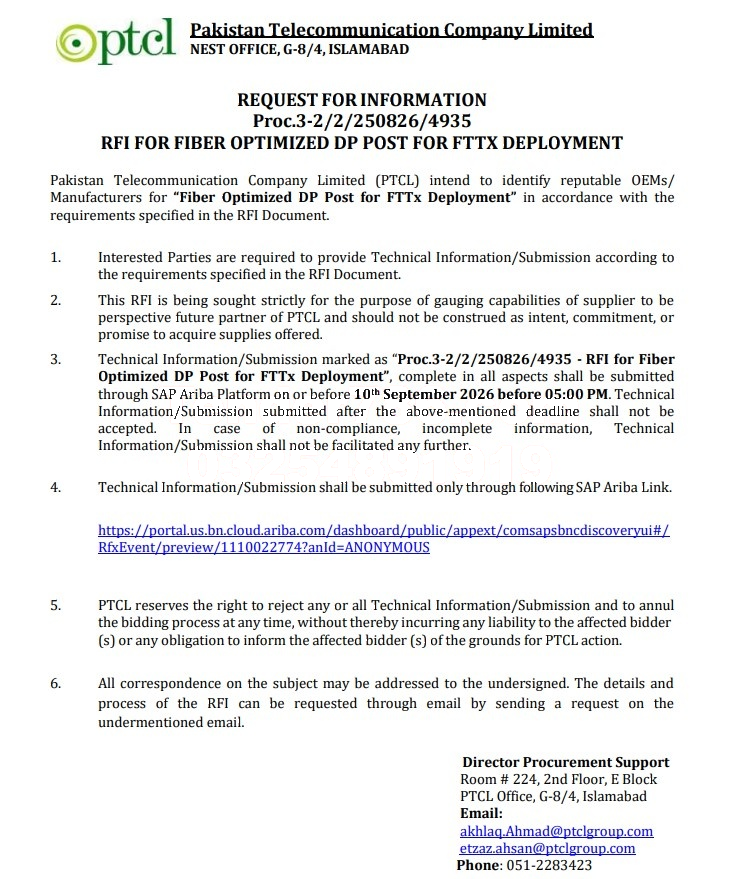 Tender Document