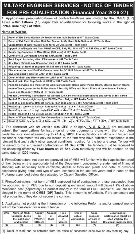 Tender Document