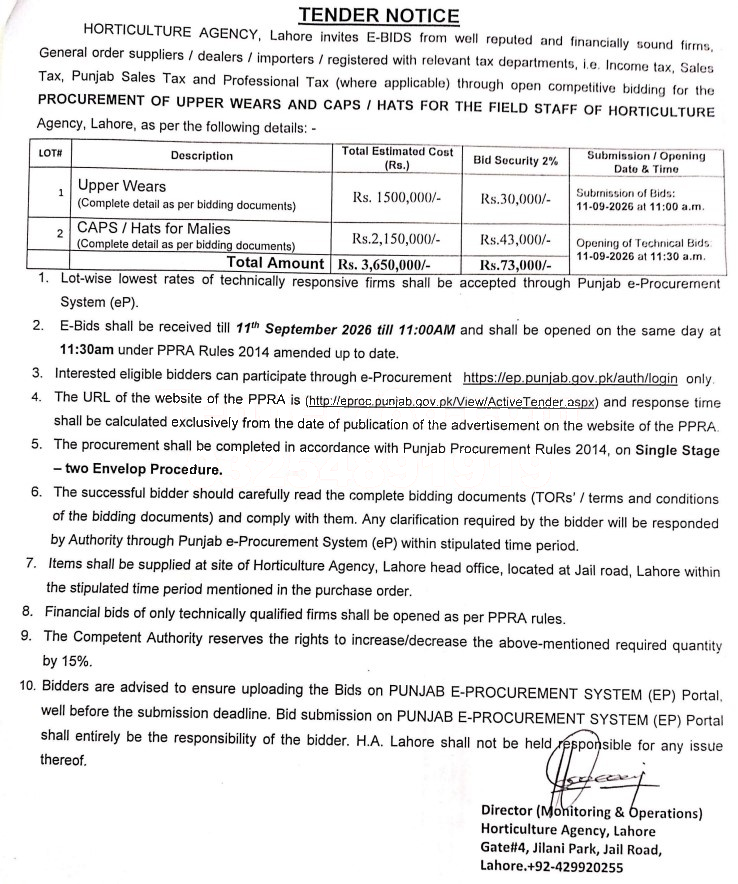 Tender Document