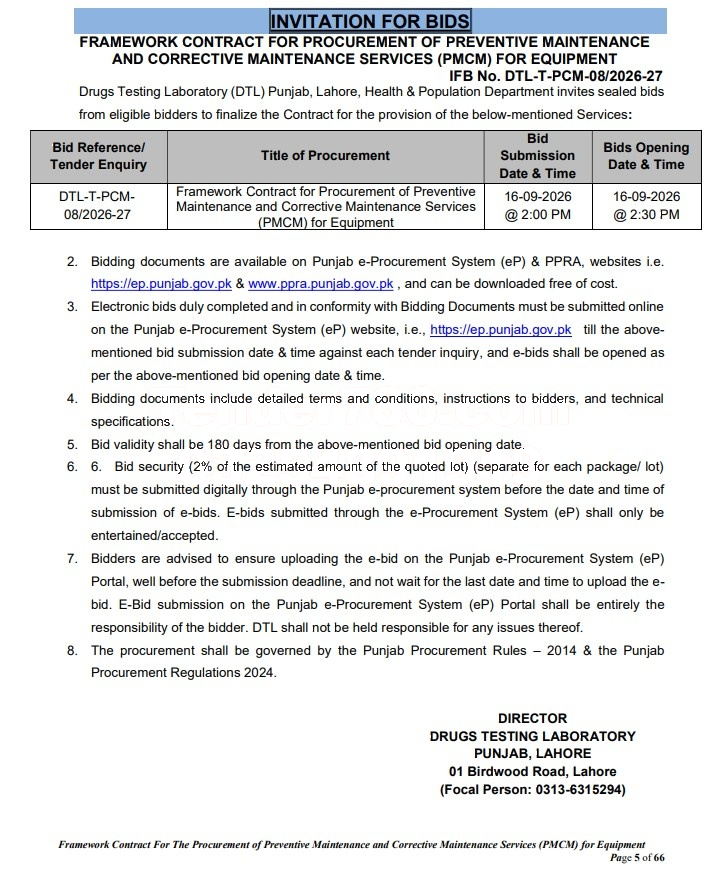 Tender Document