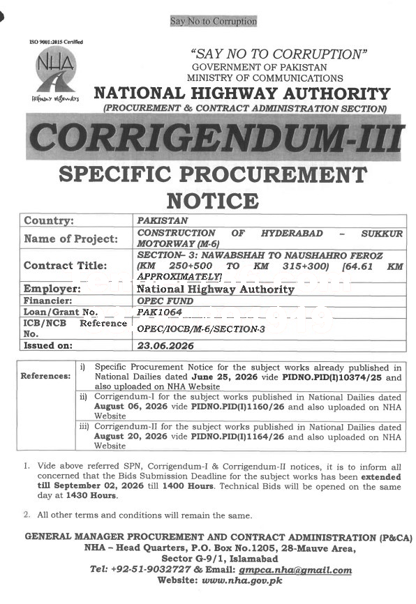 Tender Document