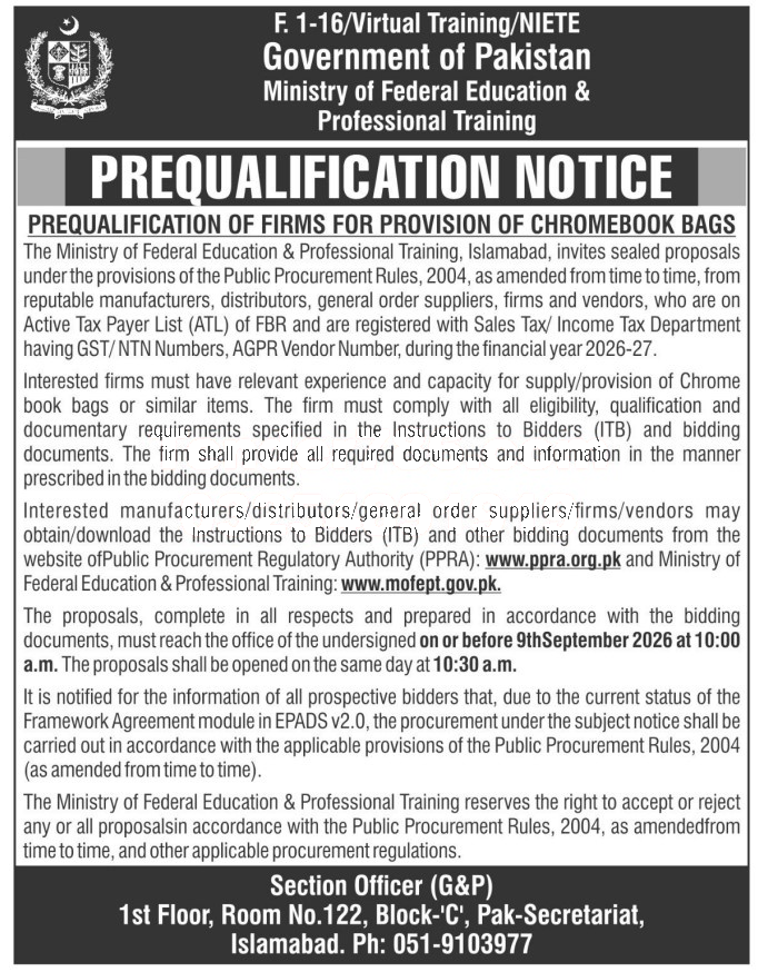 Tender Document
