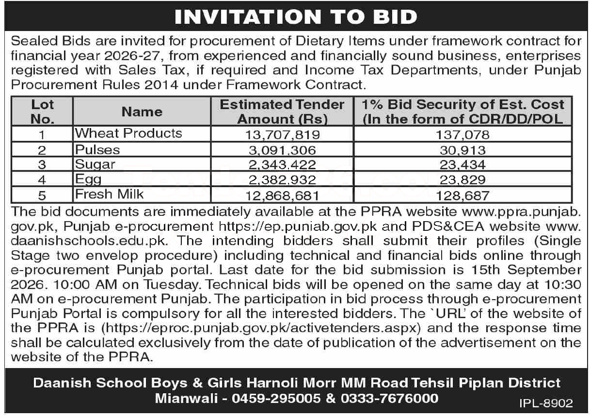 Tender Document