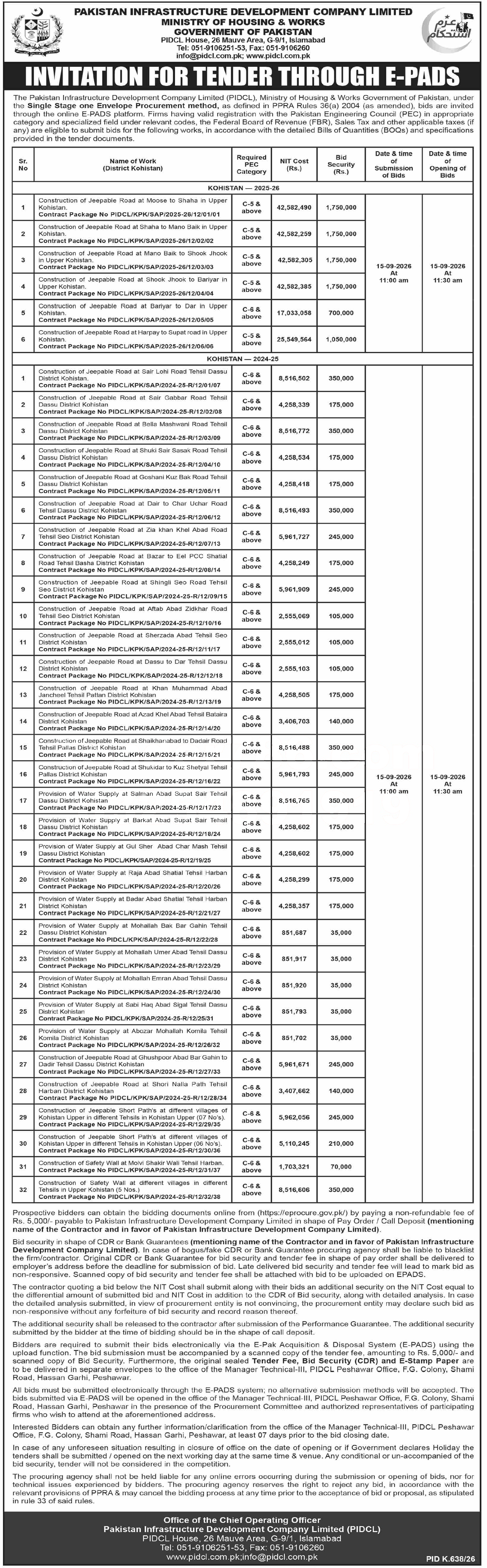 Tender Document