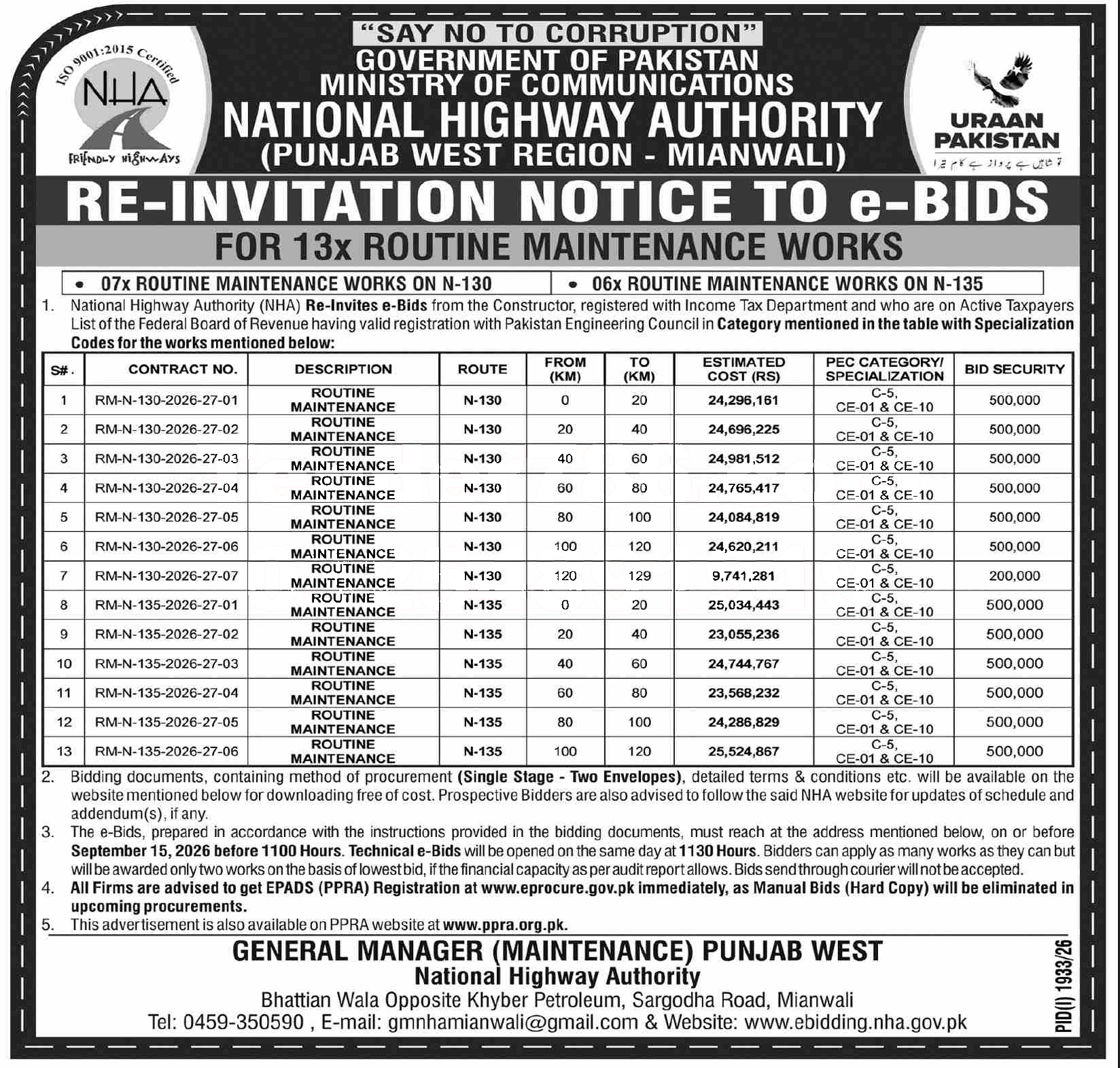 Tender Document