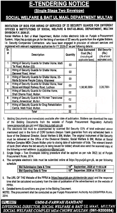 Tender Document